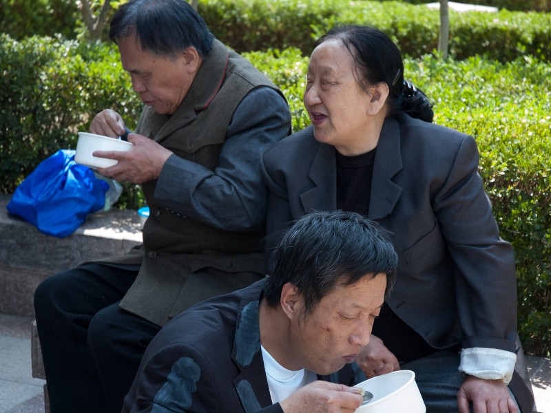 Blind actors in China