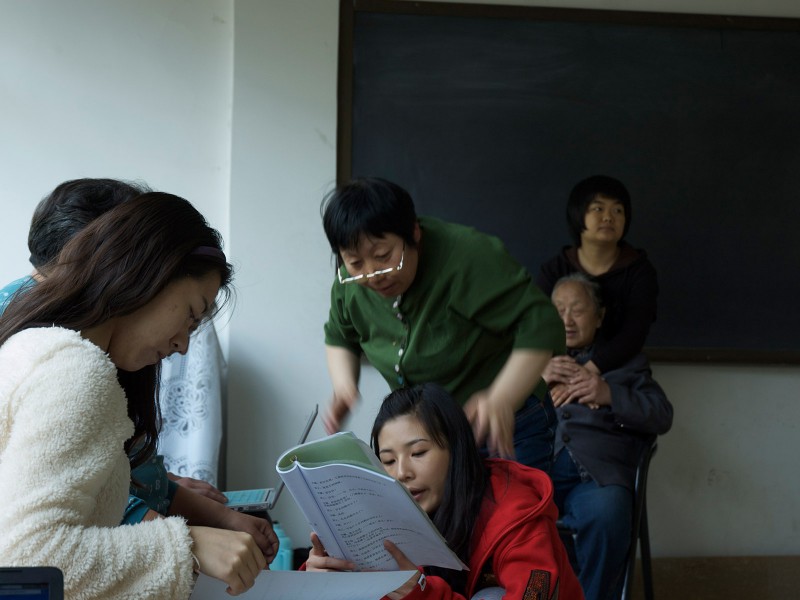 Blind actors in China